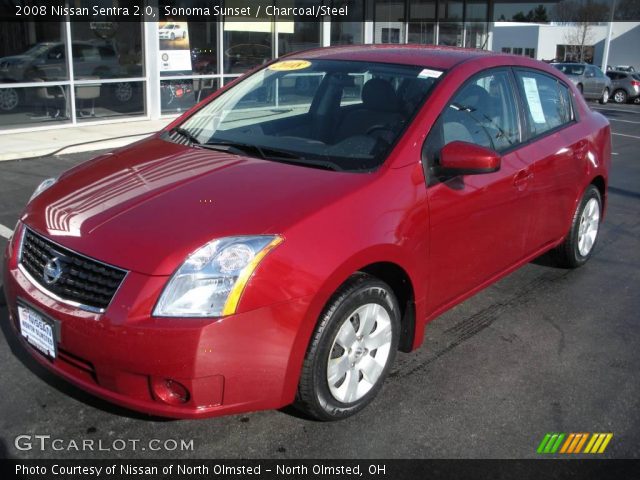 2008 Nissan Sentra 2.0 in Sonoma Sunset