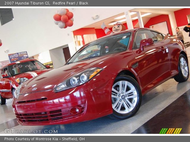 2007 Hyundai Tiburon GS in Redfire Pearl