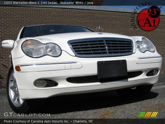 2003 Mercedes-Benz C 240 Sedan in Alabaster White