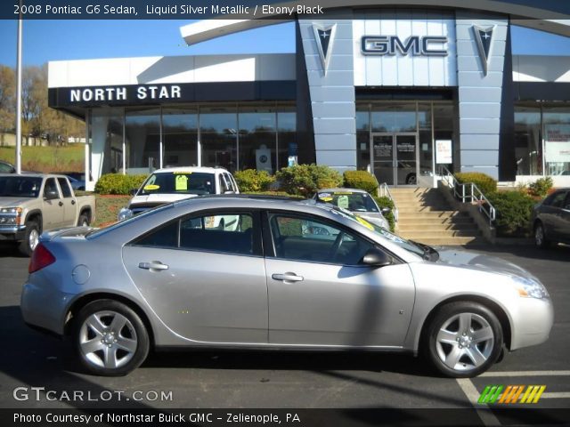 2008 Pontiac G6 Sedan in Liquid Silver Metallic