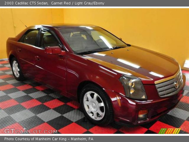 2003 Cadillac CTS Sedan in Garnet Red