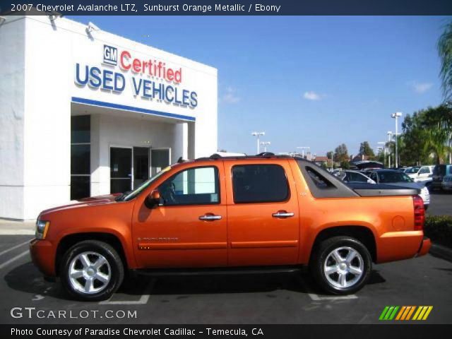 2007 Chevrolet Avalanche LTZ in Sunburst Orange Metallic