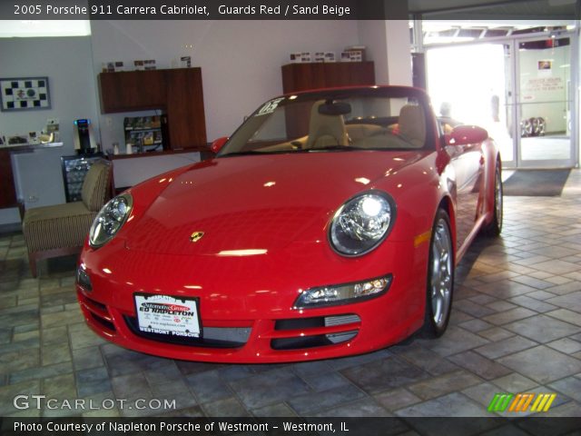 2005 Porsche 911 Carrera Cabriolet in Guards Red