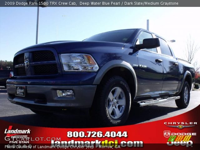 2009 Dodge Ram 1500 TRX Crew Cab in Deep Water Blue Pearl
