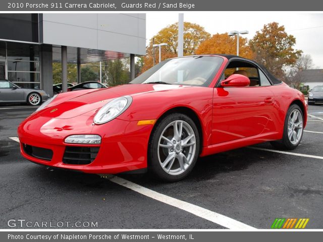 2010 Porsche 911 Carrera Cabriolet in Guards Red