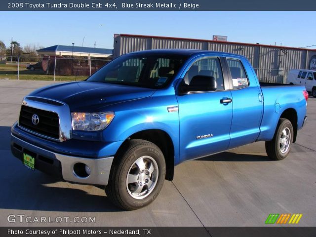 2008 Toyota Tundra Double Cab 4x4 in Blue Streak Metallic