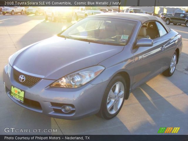 2008 Toyota Solara SLE V6 Convertible in Cosmic Blue Metallic