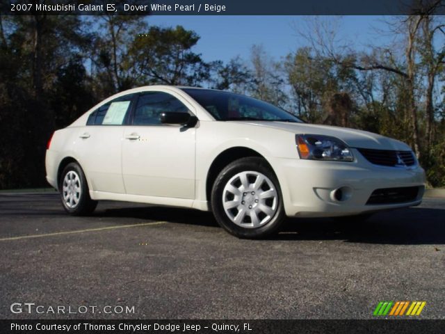 2007 Mitsubishi Galant ES in Dover White Pearl