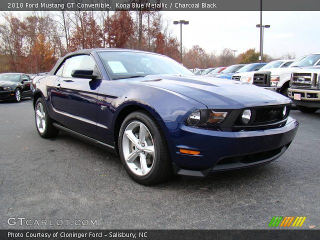 2010 Ford Mustang GT Convertible in Kona Blue Metallic