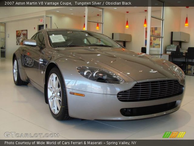 2007 Aston Martin V8 Vantage Coupe in Tungsten Silver