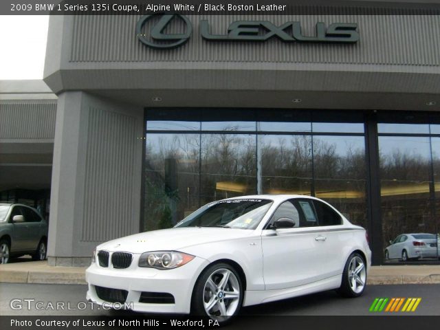 2009 BMW 1 Series 135i Coupe in Alpine White