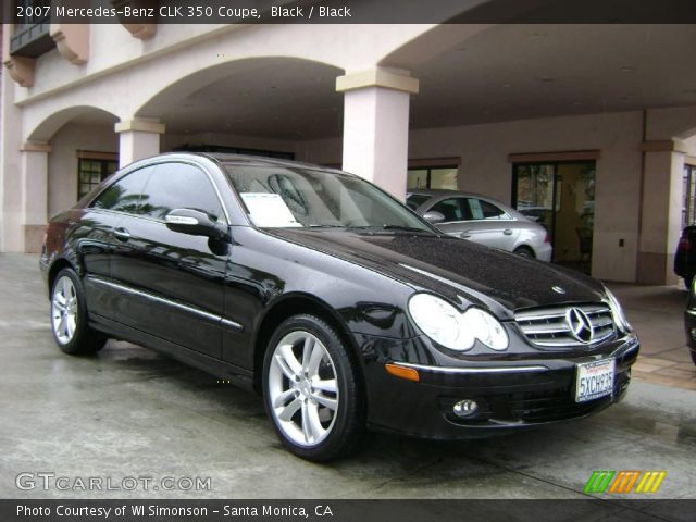 2007 Mercedes-Benz CLK 350 Coupe in Black