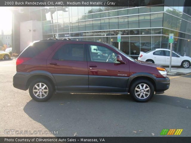 2003 Buick Rendezvous CXL AWD in Medium Red Metallic
