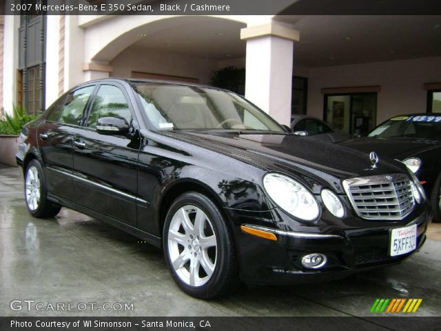 2007 Mercedes-Benz E 350 Sedan in Black
