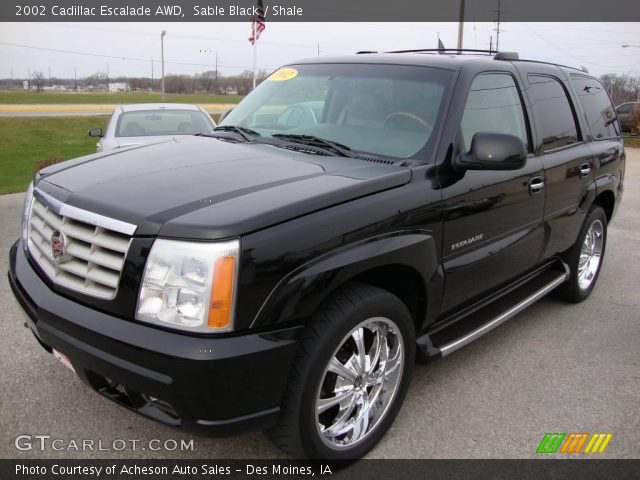 2002 Cadillac Escalade AWD in Sable Black