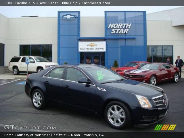 2008 Cadillac CTS 4 AWD Sedan in Blue Chip