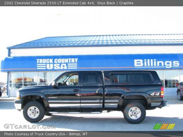 2002 Chevrolet Silverado 2500 LT Extended Cab 4x4 in Onyx Black