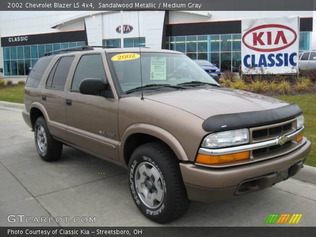 2002 Chevrolet Blazer LS 4x4 in Sandalwood Metallic