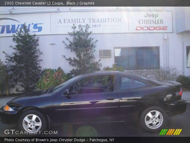 2002 Chevrolet Cavalier LS Coupe in Black