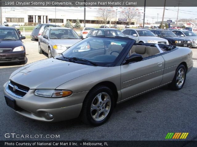 1998 Chrysler Sebring JXi Convertible in Champagne Pearl Metallic