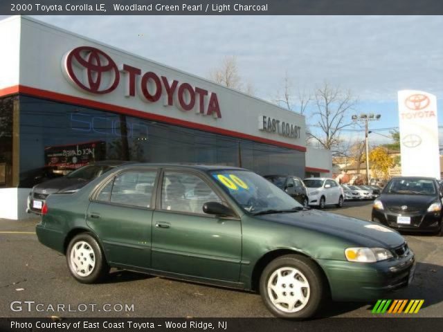 2000 Toyota Corolla LE in Woodland Green Pearl