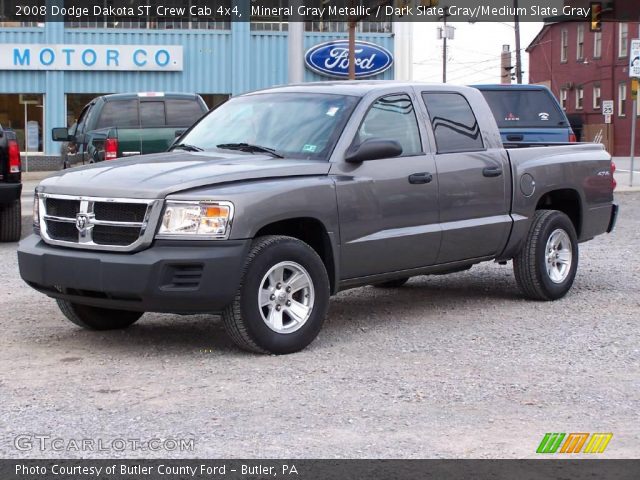 2008 Dodge Dakota ST Crew Cab 4x4 in Mineral Gray Metallic