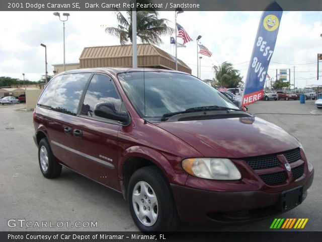 2001 Dodge Caravan SE in Dark Garnet Red Pearlcoat