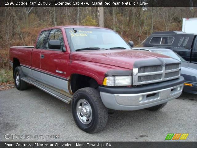 1996 Dodge Ram 2500 ST Extended Cab 4x4 in Claret Red Pearl Metallic