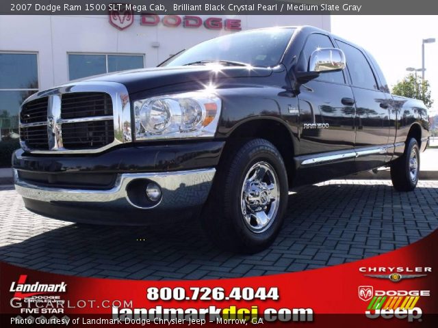 2007 Dodge Ram 1500 SLT Mega Cab in Brilliant Black Crystal Pearl