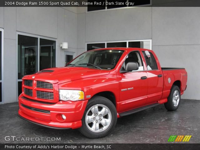 2004 Dodge Ram 1500 Sport Quad Cab in Flame Red