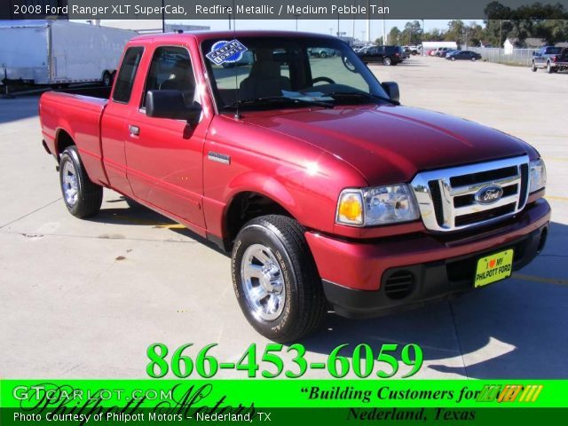 2008 Ford Ranger XLT SuperCab in Redfire Metallic
