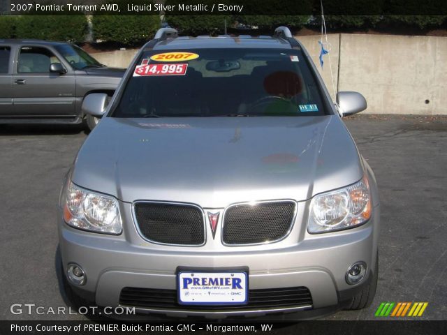 2007 Pontiac Torrent AWD in Liquid Silver Metallic
