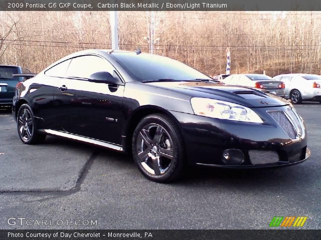 2009 Pontiac G6 GXP Coupe in Carbon Black Metallic