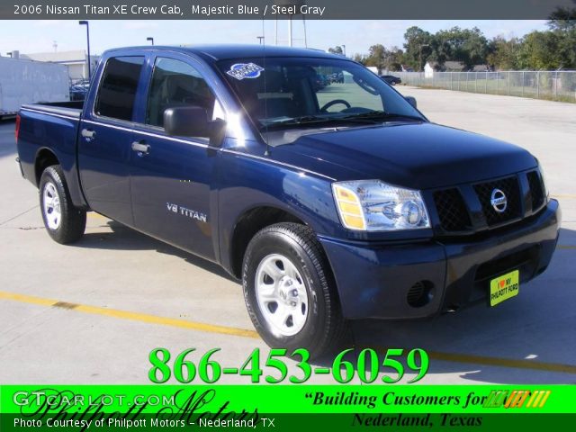 2006 Nissan Titan XE Crew Cab in Majestic Blue