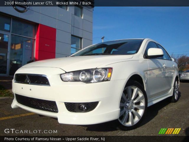 2008 Mitsubishi Lancer GTS in Wicked White