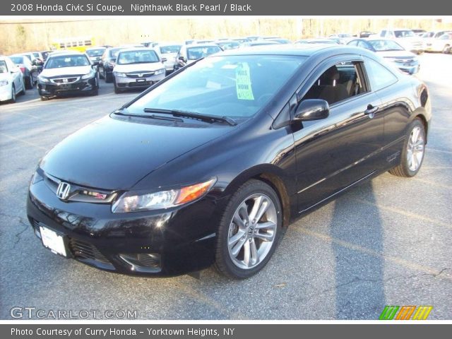 2008 Honda Civic Si Coupe in Nighthawk Black Pearl