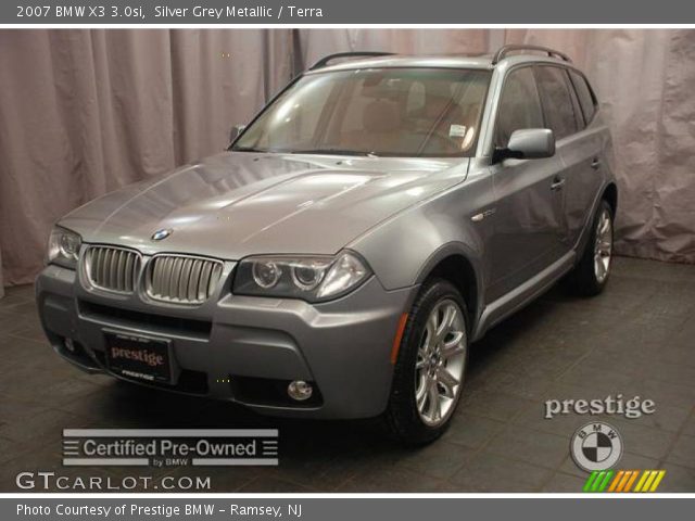 2007 BMW X3 3.0si in Silver Grey Metallic