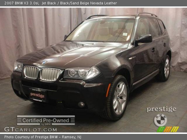 2007 BMW X3 3.0si in Jet Black