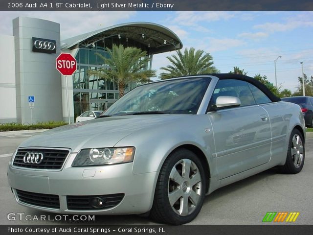 2006 Audi A4 1.8T Cabriolet in Light Silver Metallic