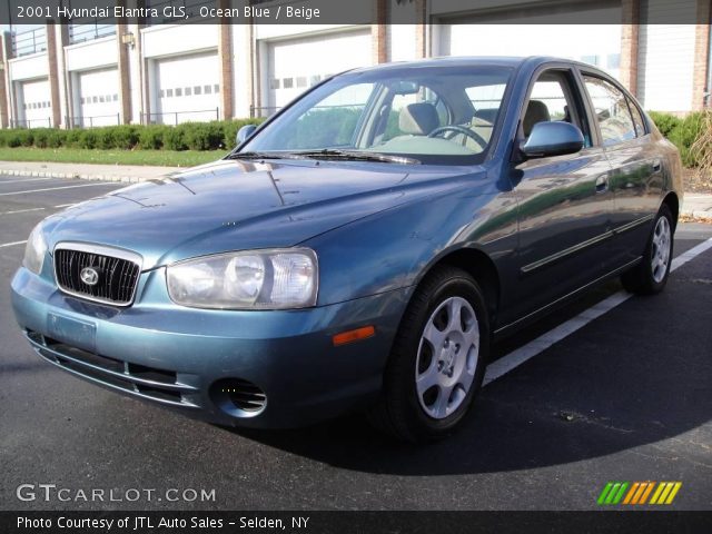 2001 Hyundai Elantra GLS in Ocean Blue