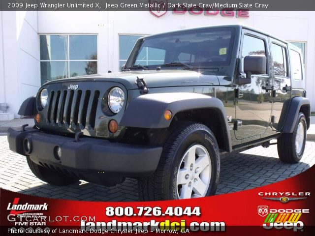 2009 Jeep Wrangler Unlimited X in Jeep Green Metallic