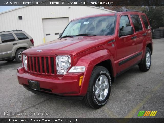 2010 Jeep Liberty Sport 4x4 in Inferno Red Crystal Pearl