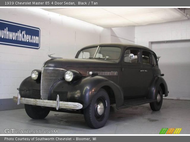 1939 Chevrolet Master 85 4 Door Sedan in Black