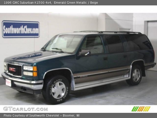 1996 GMC Suburban K1500 4x4 in Emerald Green Metallic