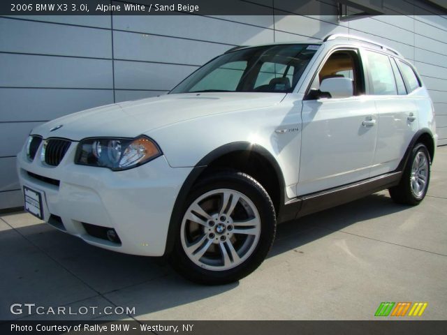 2006 BMW X3 3.0i in Alpine White