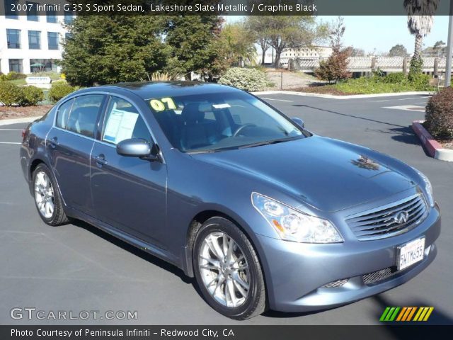 2007 Infiniti G 35 S Sport Sedan in Lakeshore Slate Metallic