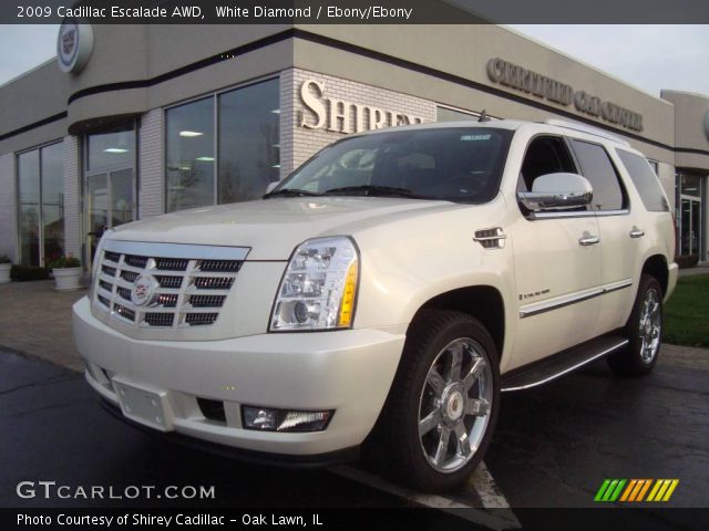 2009 Cadillac Escalade AWD in White Diamond