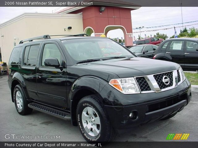 2006 Nissan Pathfinder SE in Super Black