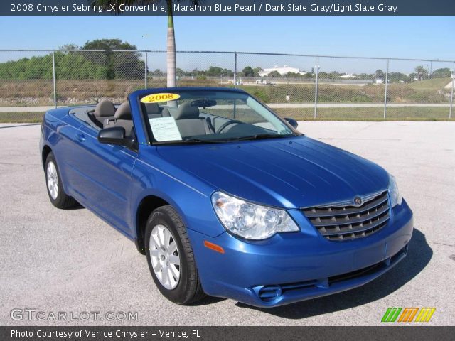 2008 Chrysler Sebring LX Convertible in Marathon Blue Pearl