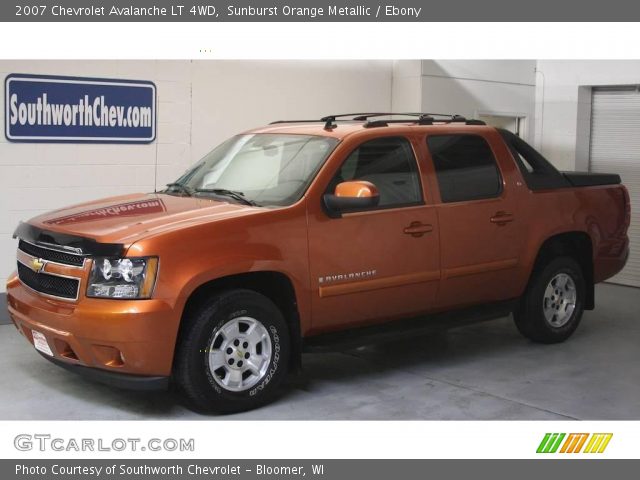 2007 Chevrolet Avalanche LT 4WD in Sunburst Orange Metallic